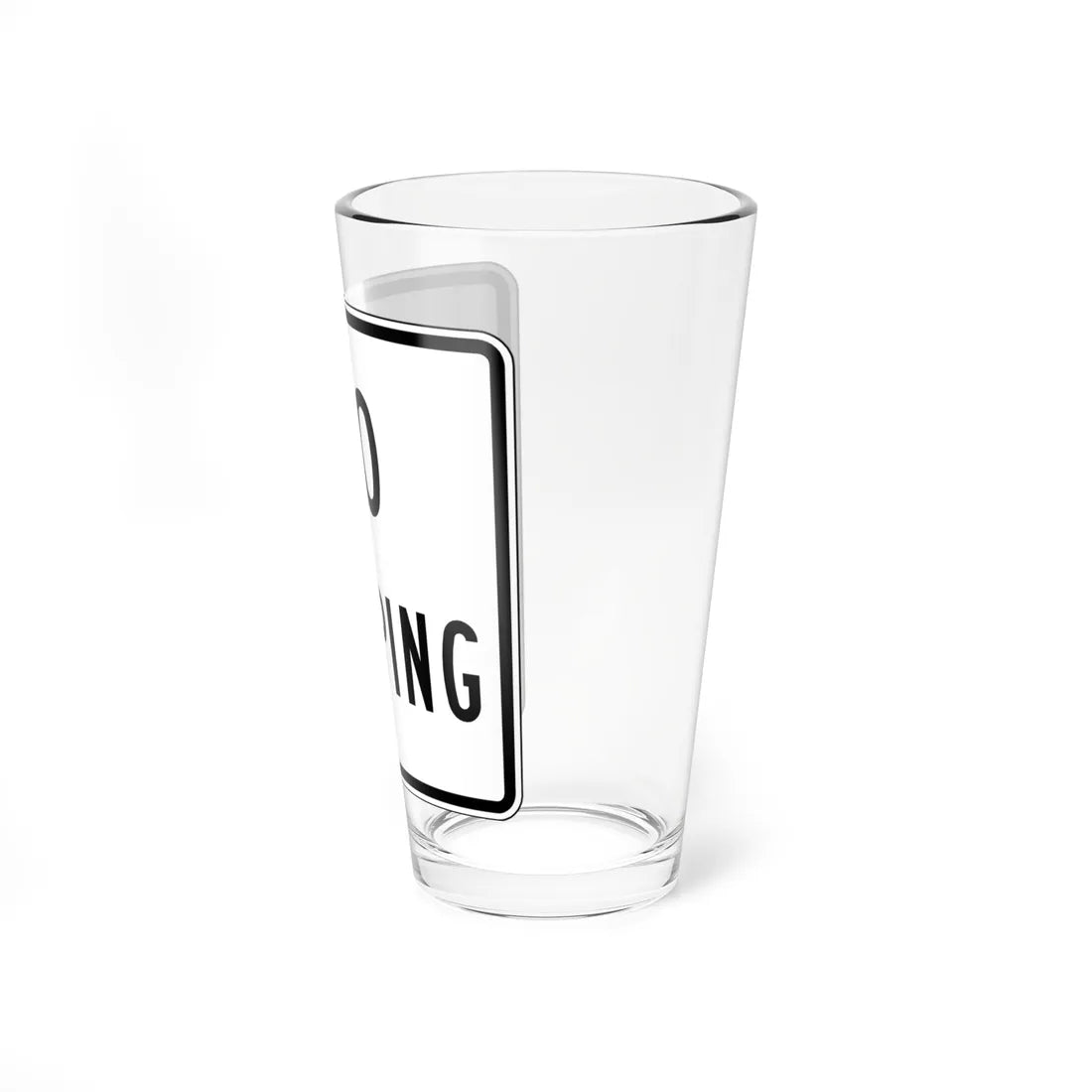 MUTCD-VA R0-V1 (Virginia) (Road Sign) Pint Glass 16oz - Go Mug Yourself