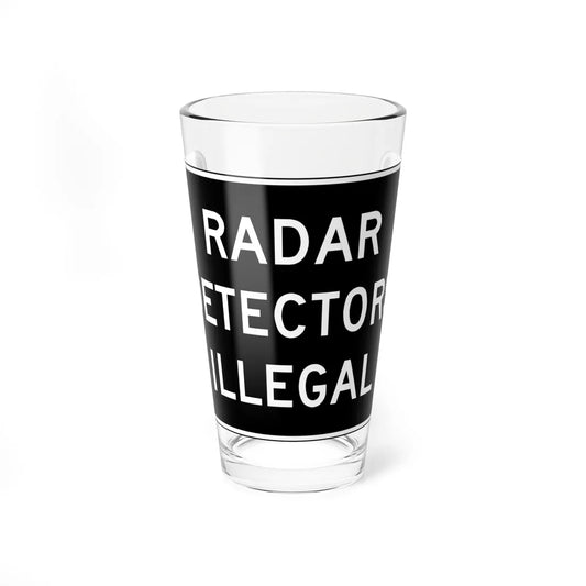MUTCD-VA R0-V4 (Virginia) (Road Sign) Pint Glass 16oz 16oz - Go Mug Yourself