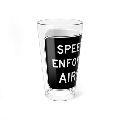 MUTCD-VA R0-V7 (Virginia) (Road Sign) Pint Glass 16oz - Go Mug Yourself