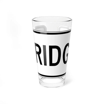 MUTCD-VA R12-VP1 (Virginia) (Road Sign) Pint Glass 16oz 16oz - Go Mug Yourself