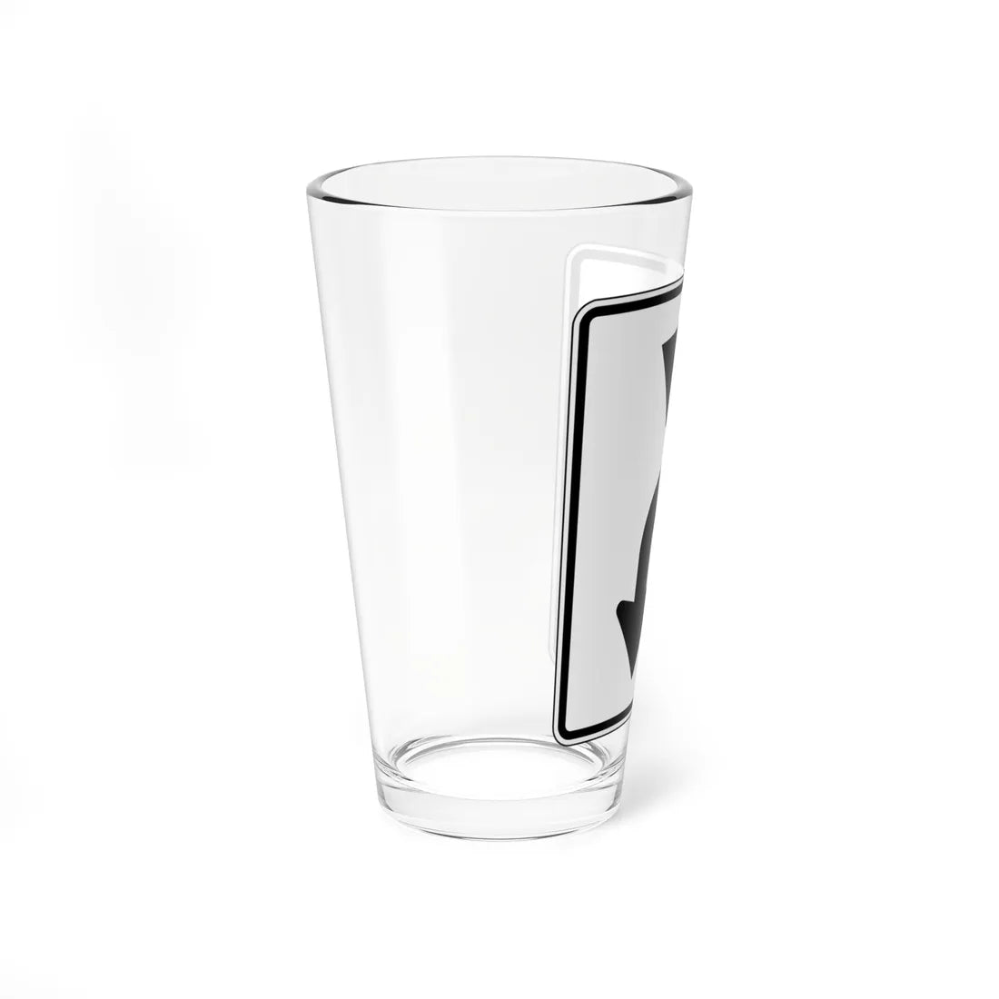 MUTCD-VA R3-V1 (Virginia) (Road Sign) Pint Glass 16oz - Go Mug Yourself