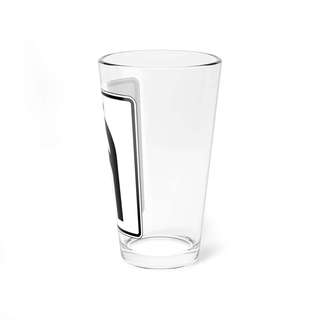 MUTCD-VA R3-V1 (Virginia) (Road Sign) Pint Glass 16oz - Go Mug Yourself