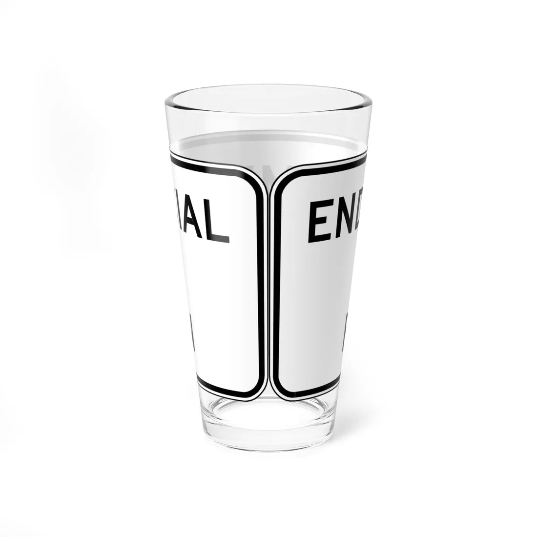 MUTCD-VA R4-V3 (Virginia) (Road Sign) Pint Glass 16oz - Go Mug Yourself
