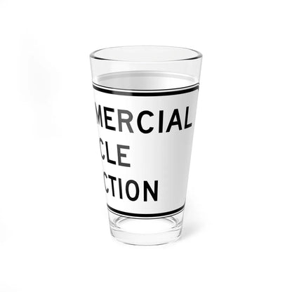 MUTCD-VA R4-V3 (Virginia) (Road Sign) Pint Glass 16oz - Go Mug Yourself