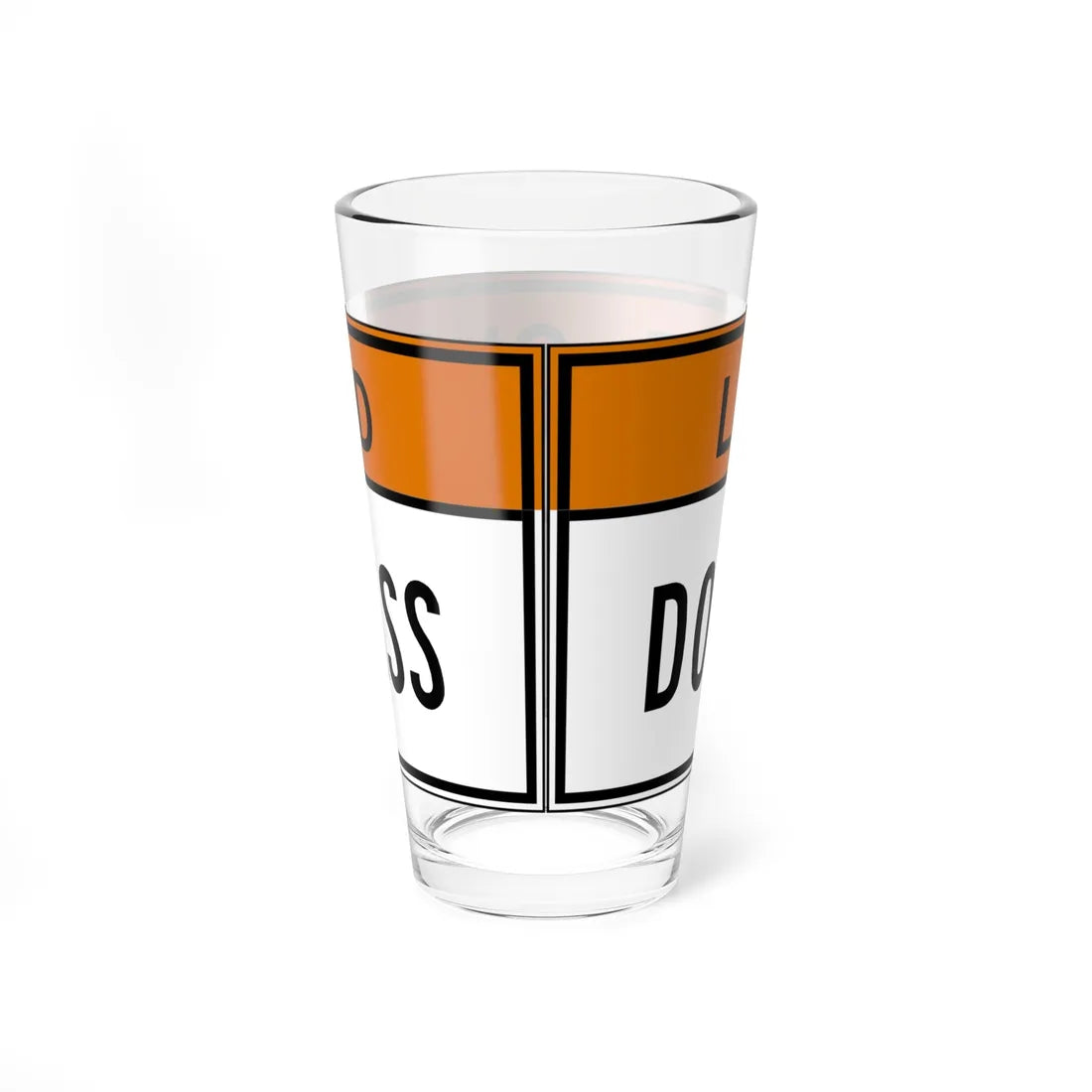 MUTCD-VA R4-V6 (Virginia) (Road Sign) Pint Glass 16oz - Go Mug Yourself