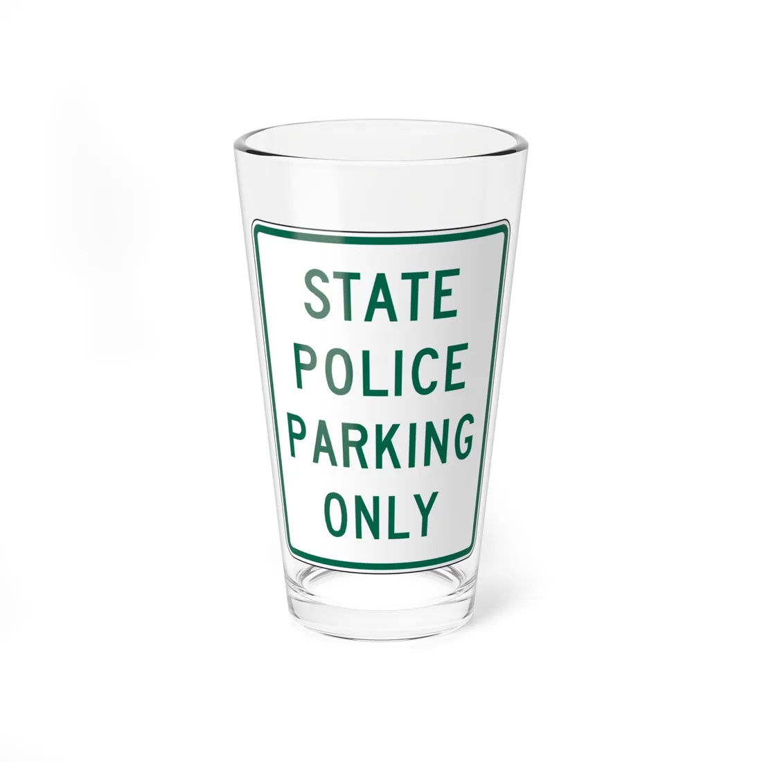 MUTCD-VA R7-V1 (Virginia) (Road Sign) Pint Glass 16oz - Go Mug Yourself