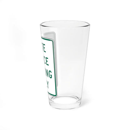 MUTCD-VA R7-V1 (Virginia) (Road Sign) Pint Glass 16oz - Go Mug Yourself