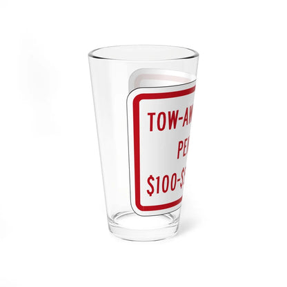 MUTCD-VA R7-VP1 (Virginia) (Road Sign) Pint Glass 16oz - Go Mug Yourself