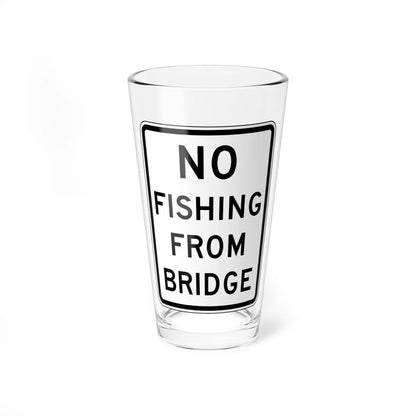 MUTCD-VA R9-V1 (Virginia) (Road Sign) Pint Glass 16oz 16oz - Go Mug Yourself