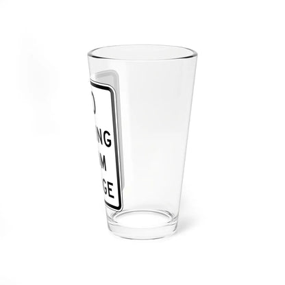 MUTCD-VA R9-V1 (Virginia) (Road Sign) Pint Glass 16oz - Go Mug Yourself