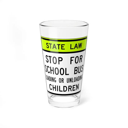MUTCD-VA S0-V1 (Virginia) (Road Sign) Pint Glass 16oz 16oz - Go Mug Yourself