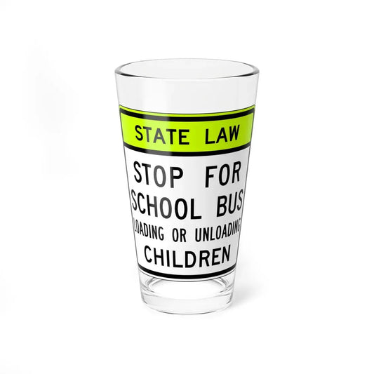 MUTCD-VA S0-V1 (Virginia) (Road Sign) Pint Glass 16oz 16oz - Go Mug Yourself