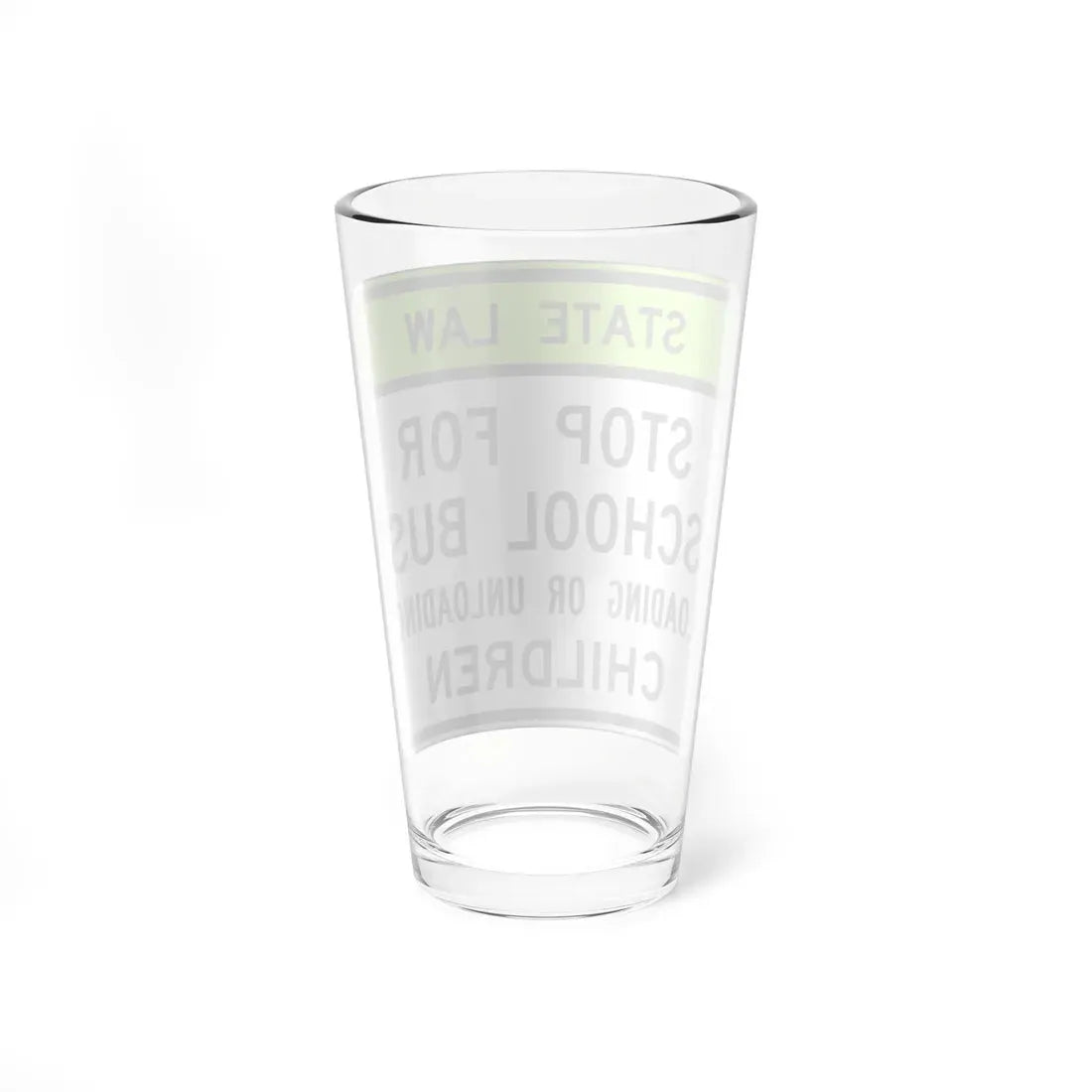 MUTCD-VA S0-V1 (Virginia) (Road Sign) Pint Glass 16oz - Go Mug Yourself