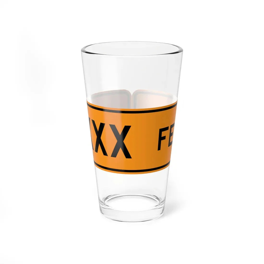 MUTCD-VA TW16-VP3 (Virginia) (Road Sign) Pint Glass 16oz 16oz - Go Mug Yourself