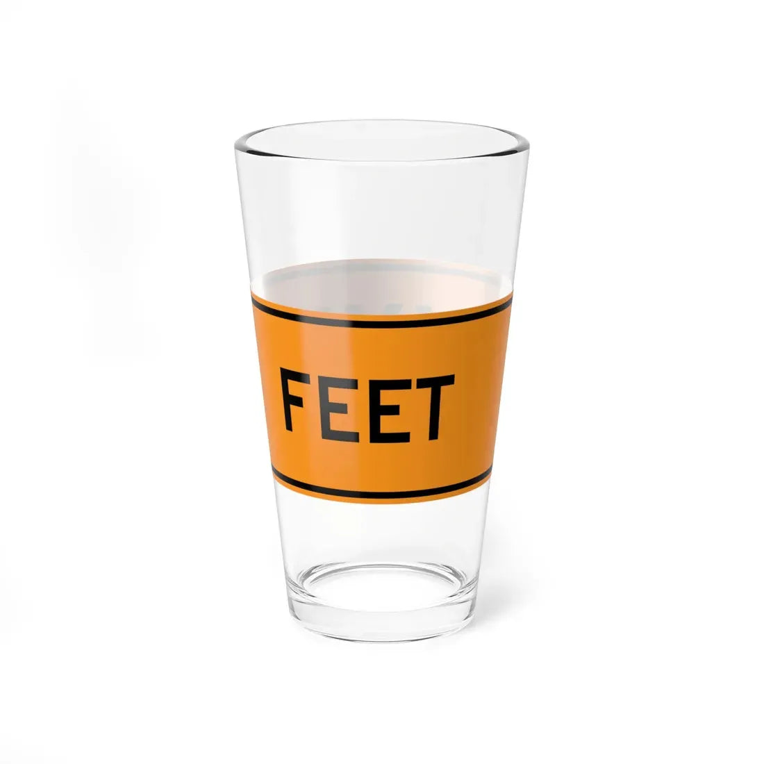 MUTCD-VA TW16-VP3 (Virginia) (Road Sign) Pint Glass 16oz - Go Mug Yourself