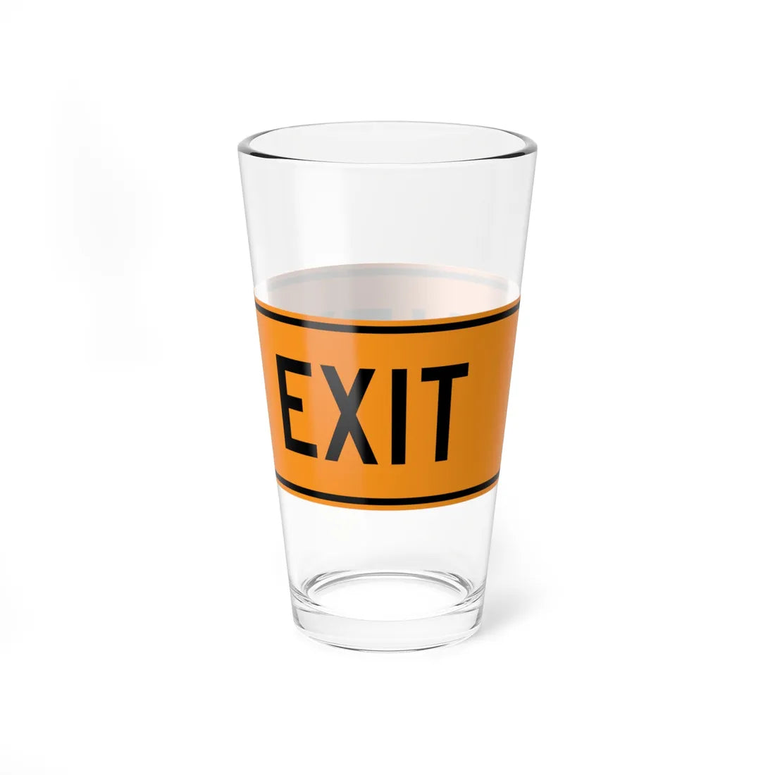 MUTCD-VA TW16-VP4-E (Virginia) (Road Sign) Pint Glass 16oz - Go Mug Yourself