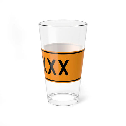 MUTCD-VA TW16-VP5 (Virginia) (Road Sign) Pint Glass 16oz - Go Mug Yourself