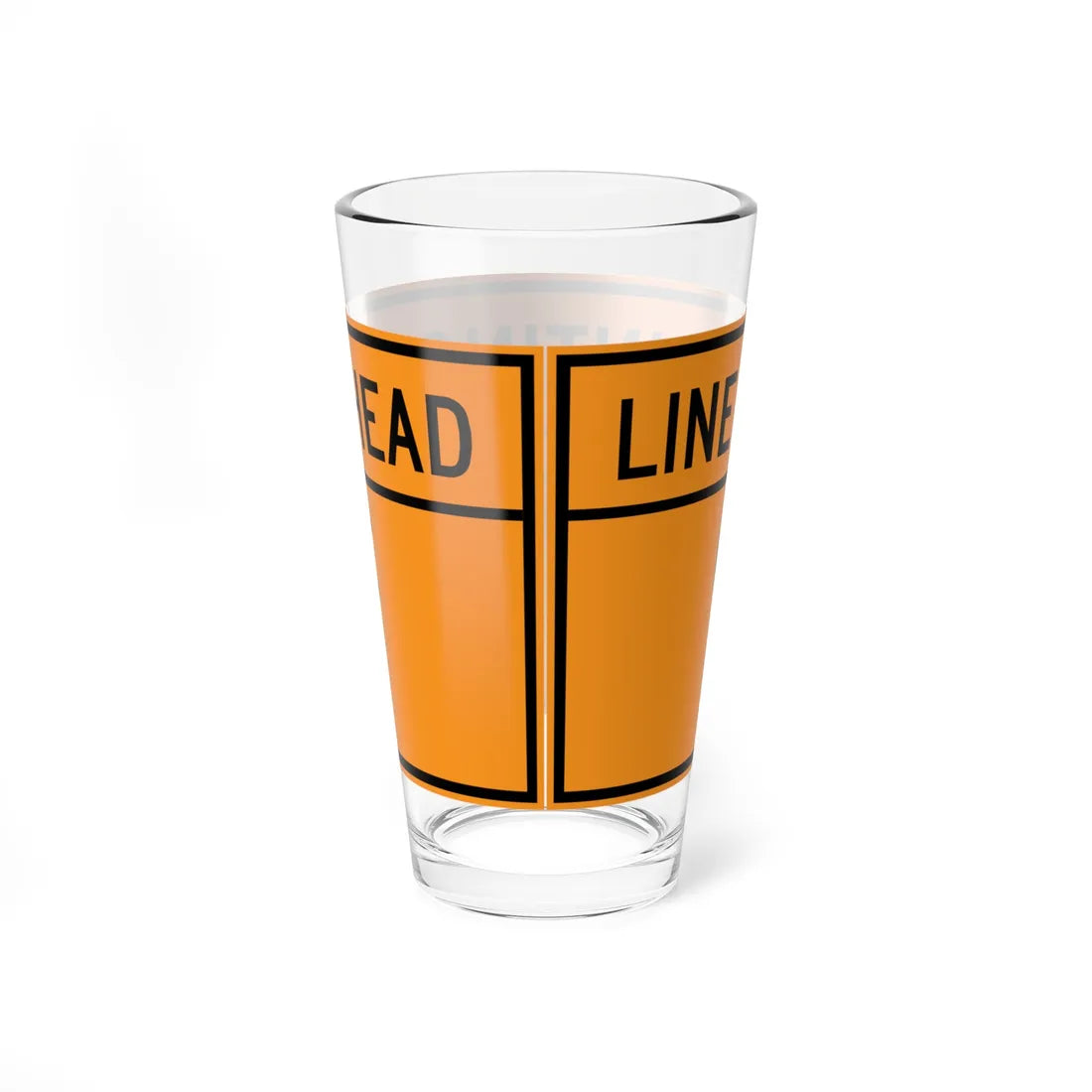 MUTCD-VA TW20-V5-C (Virginia) (Road Sign) Pint Glass 16oz - Go Mug Yourself