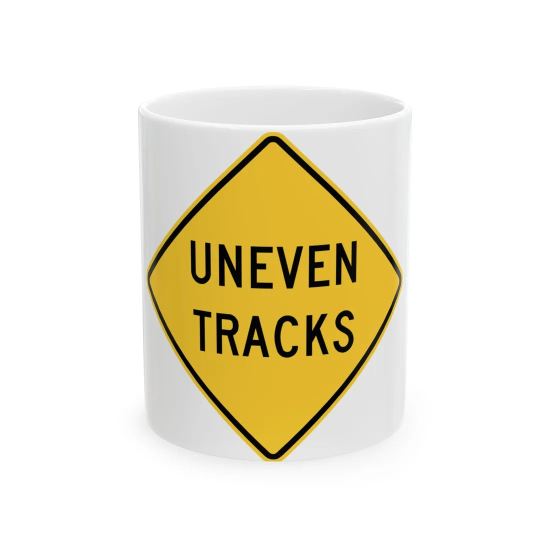 MUTCD-VA W10-V1 (Virginia) (Road Sign) White Coffee Mug 11oz - Go Mug Yourself
