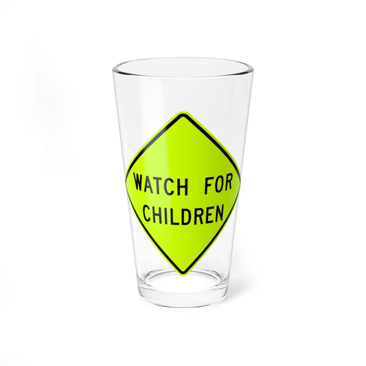 MUTCD-VA W15-V1 (Virginia) (Road Sign) Pint Glass 16oz 16oz - Go Mug Yourself