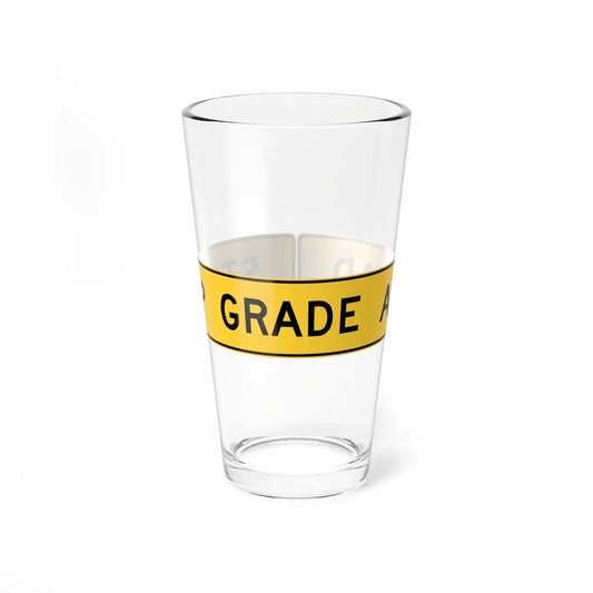 MUTCD-VA W7-VP1 (Virginia) (Road Sign) Pint Glass 16oz 16oz - Go Mug Yourself