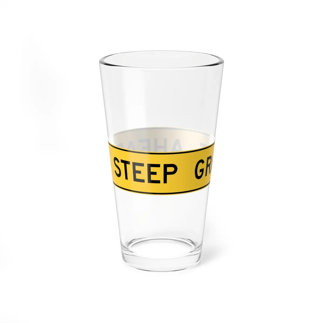 MUTCD-VA W7-VP1 (Virginia) (Road Sign) Pint Glass 16oz - Go Mug Yourself
