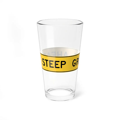 MUTCD-VA W7-VP1 (Virginia) (Road Sign) Pint Glass 16oz - Go Mug Yourself