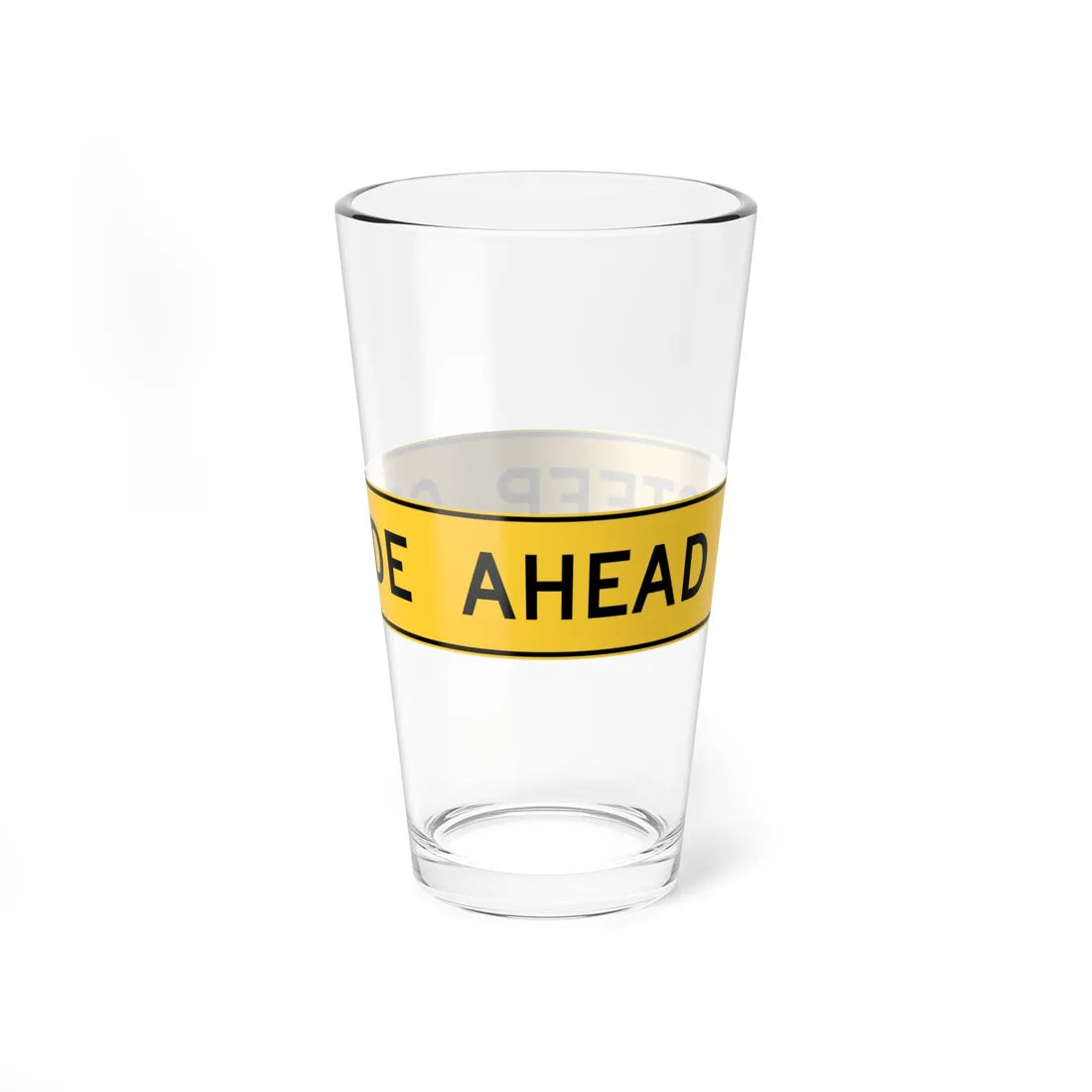 MUTCD-VA W7-VP1 (Virginia) (Road Sign) Pint Glass 16oz - Go Mug Yourself
