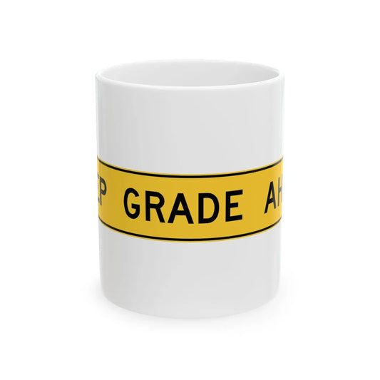 MUTCD-VA W7-VP1 (Virginia) (Road Sign) White Coffee Mug 11oz - Go Mug Yourself