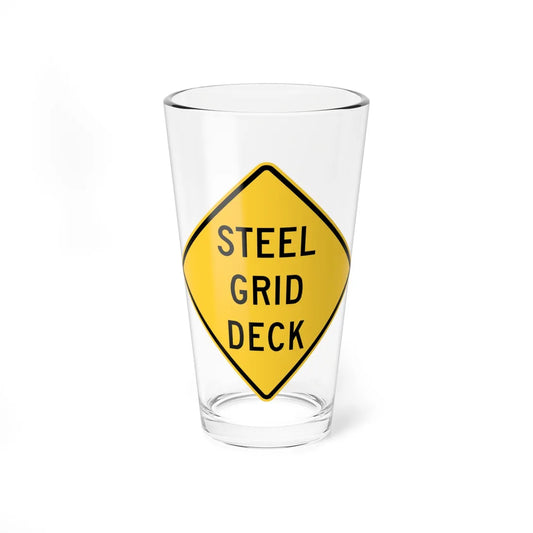 MUTCD-VA W8-V1 (Virginia) (Road Sign) Pint Glass 16oz 16oz - Go Mug Yourself