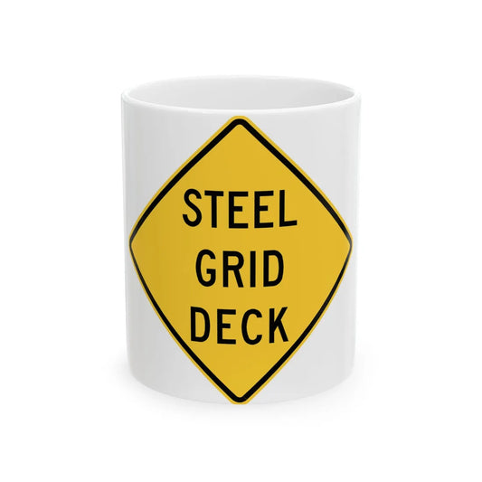 MUTCD-VA W8-V1 (Virginia) (Road Sign) White Coffee Mug 11oz - Go Mug Yourself