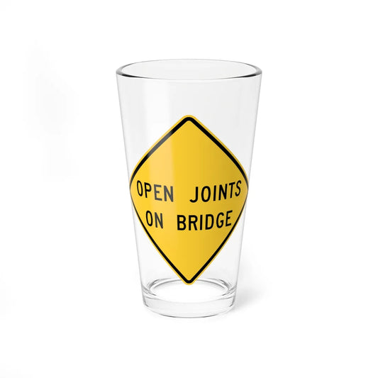 MUTCD-VA W8-V3 (Virginia) (Road Sign) Pint Glass 16oz 16oz - Go Mug Yourself