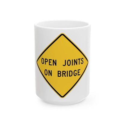 MUTCD-VA W8-V3 (Virginia) (Road Sign) White Coffee Mug 15oz - Go Mug Yourself