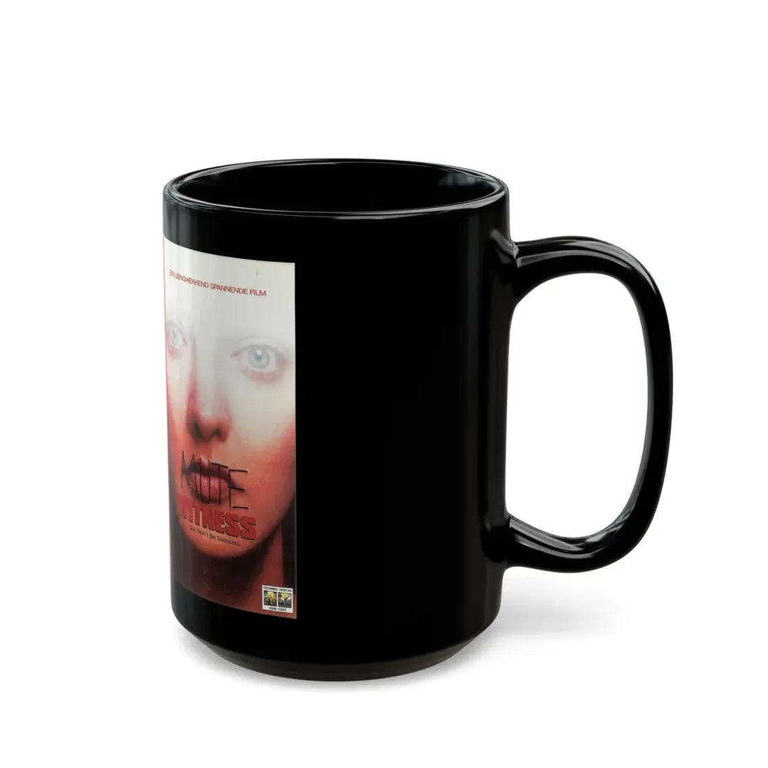 MUTE WITNESS (VHS COVER) - Black Coffee Mug - Go Mug Yourself