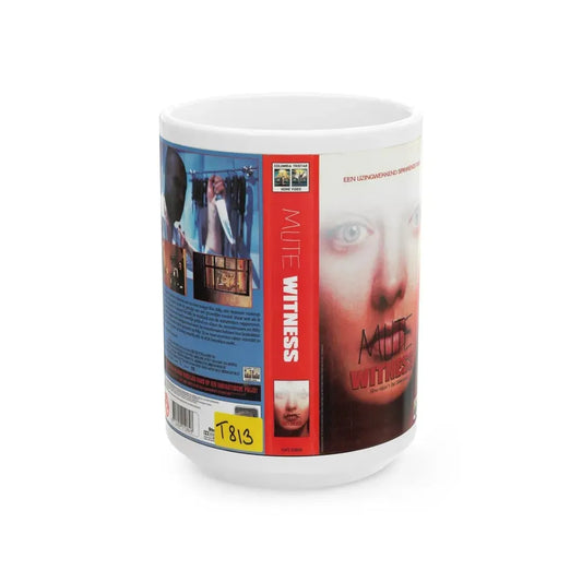 MUTE WITNESS (VHS COVER) - White Coffee Mug 15oz - Go Mug Yourself