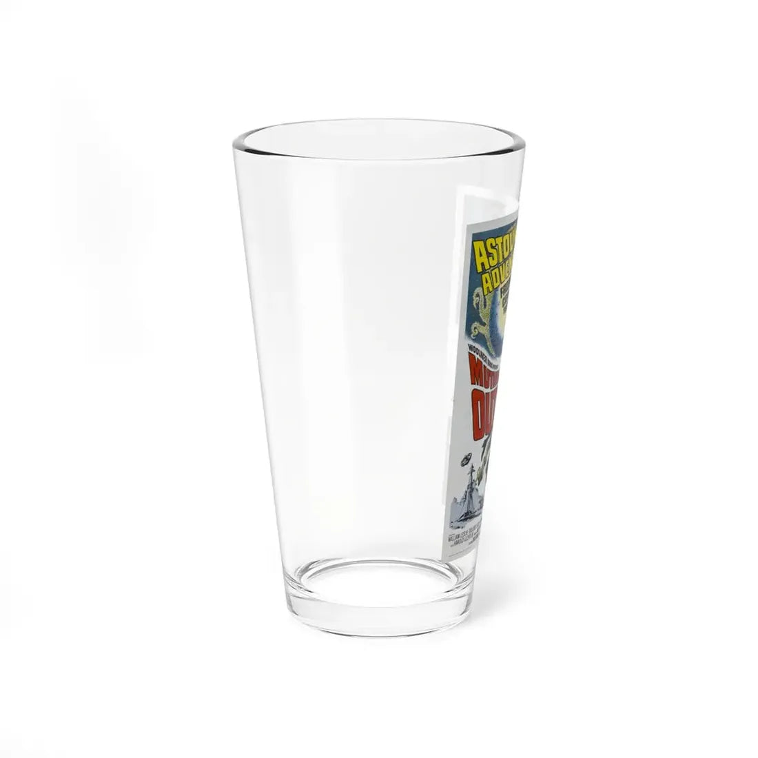 MUTINY IN OUTER SPACE 1965 Movie Poster - Pint Glass 16oz - Go Mug Yourself