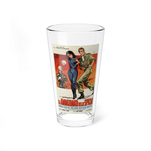 MUTINY IN OUTER SPACE (ITALIAN) 1965 Movie Poster - Pint Glass 16oz-16oz-Go Mug Yourself