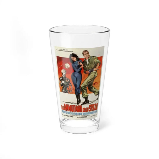 MUTINY IN OUTER SPACE (ITALIAN) 1965 Movie Poster - Pint Glass 16oz 16oz - Go Mug Yourself