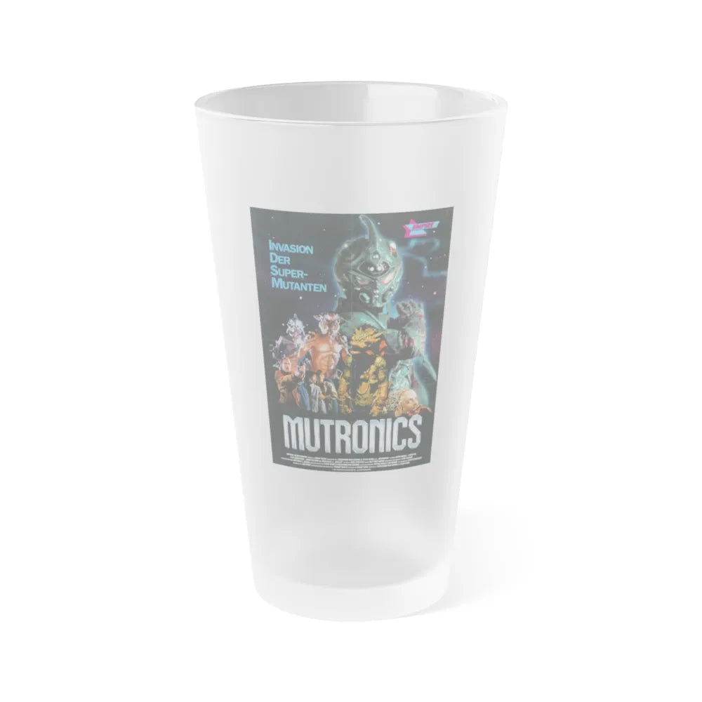 MUTRONICS (THE GUYVER) 1991 Movie Poster - Frosted Pint Glass 16oz-16oz-Frosted-Go Mug Yourself