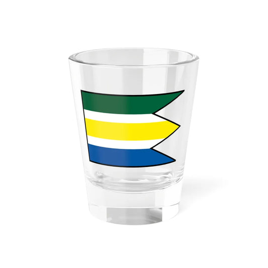 Muzla Nove Zamky Flag (Slovakia) Shot Glass 1.5oz 1.5oz - Go Mug Yourself