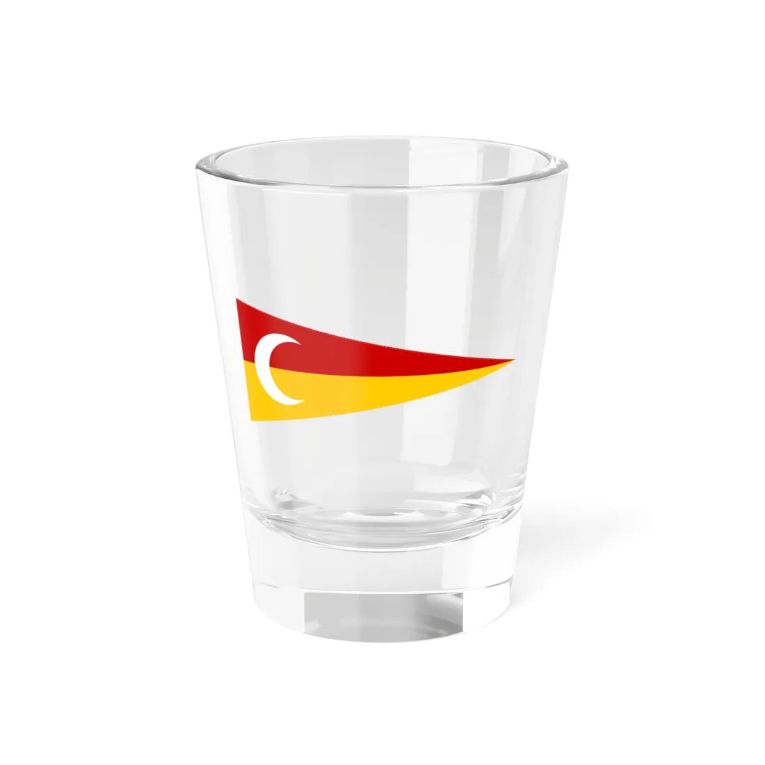 Muzzaffar Mogadishu area flag according to 1576 Portuguese map (Mali) Shot Glass 1.5oz 1.5oz - Go Mug Yourself