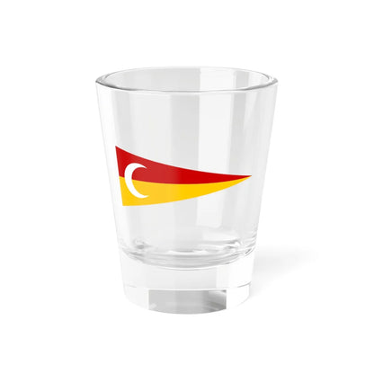 Muzzaffar Mogadishu area flag according to 1576 Portuguese map (Mali) Shot Glass 1.5oz 1.5oz - Go Mug Yourself
