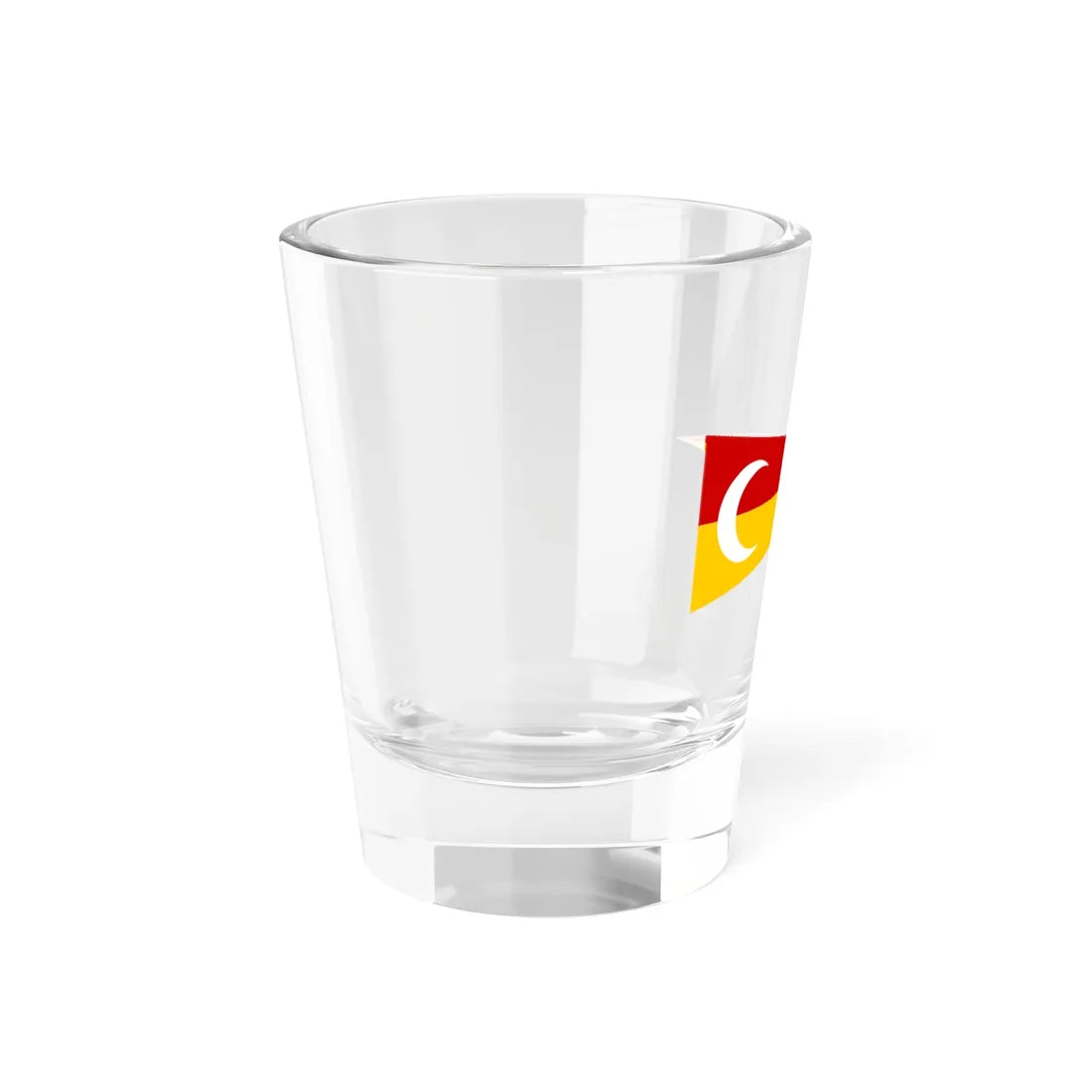 Muzzaffar Mogadishu area flag according to 1576 Portuguese map (Mali) Shot Glass 1.5oz - Go Mug Yourself