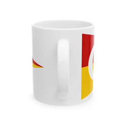 Muzzaffar Mogadishu area flag according to 1576 Portuguese map (Mali) White Coffee Mug - Go Mug Yourself