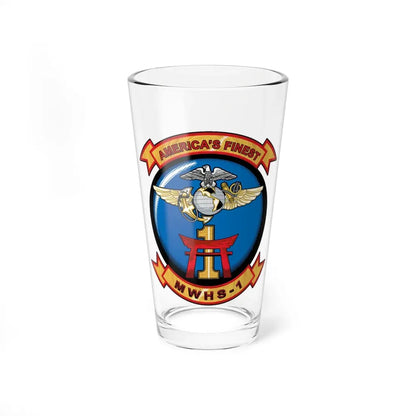MWHS 1 (USMC) Pint Glass 16oz 16oz - Go Mug Yourself