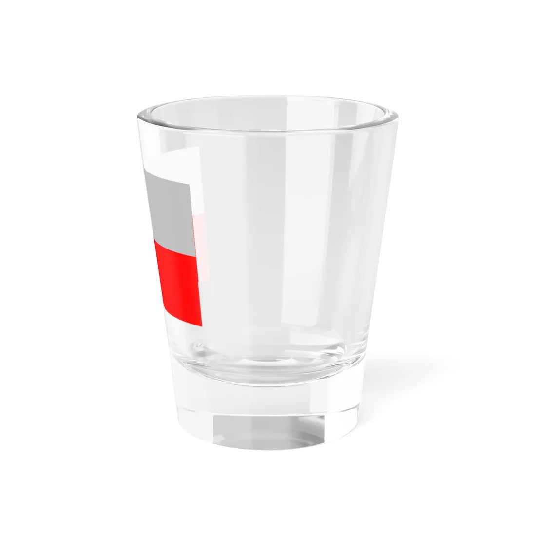 MWN Grey and Red (Thailand) Shot Glass 1.5oz - Go Mug Yourself