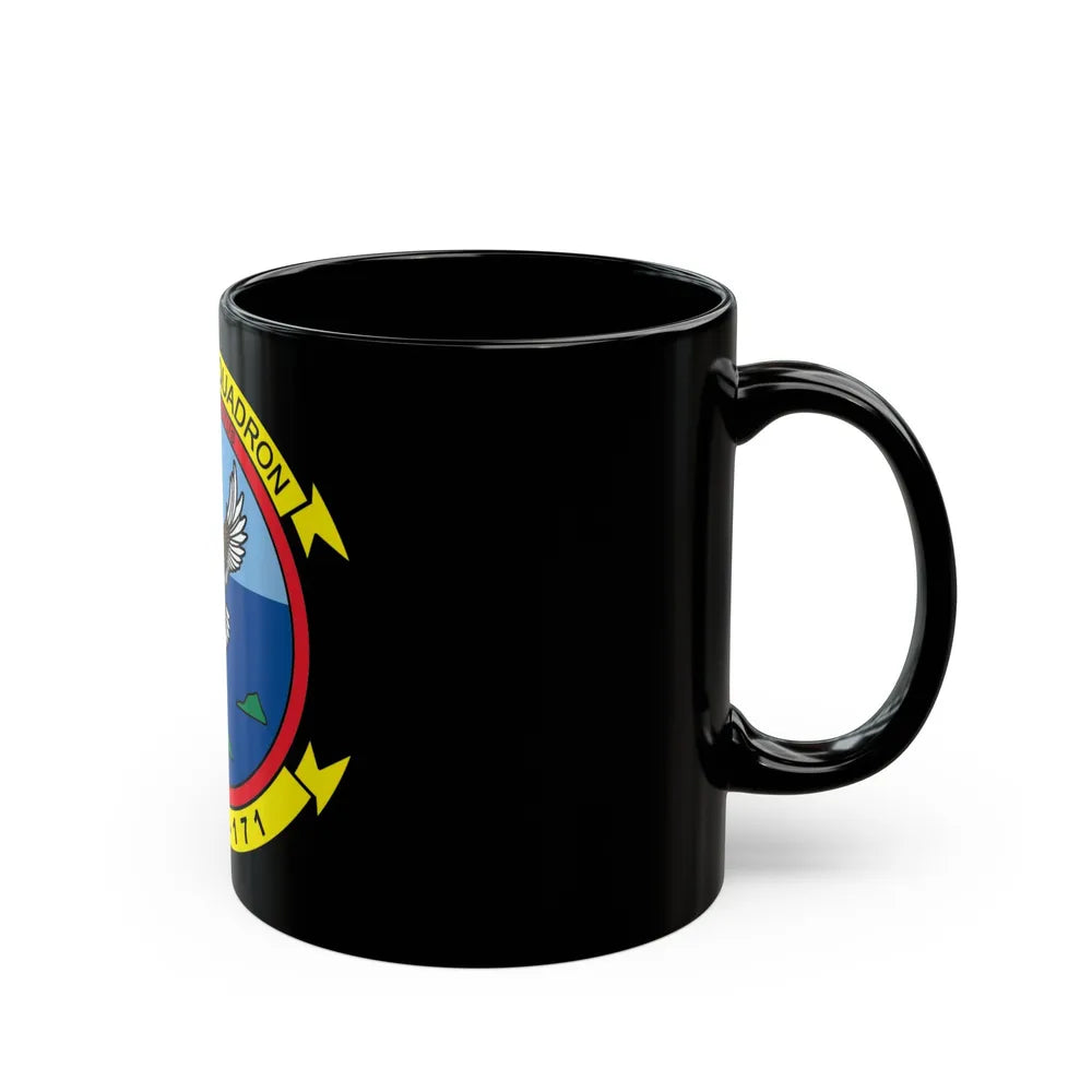 MWSS 171 America (USMC) Black Coffee Mug-Go Mug Yourself