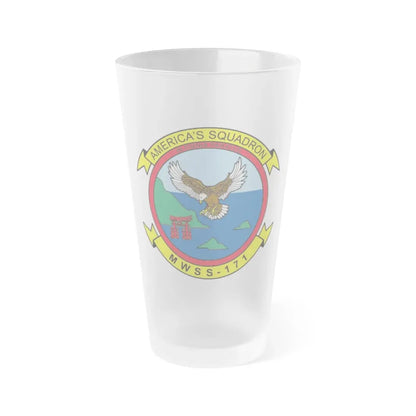 MWSS 171 America (USMC) Frosted Pint Glass 16oz Default Title - Go Mug Yourself