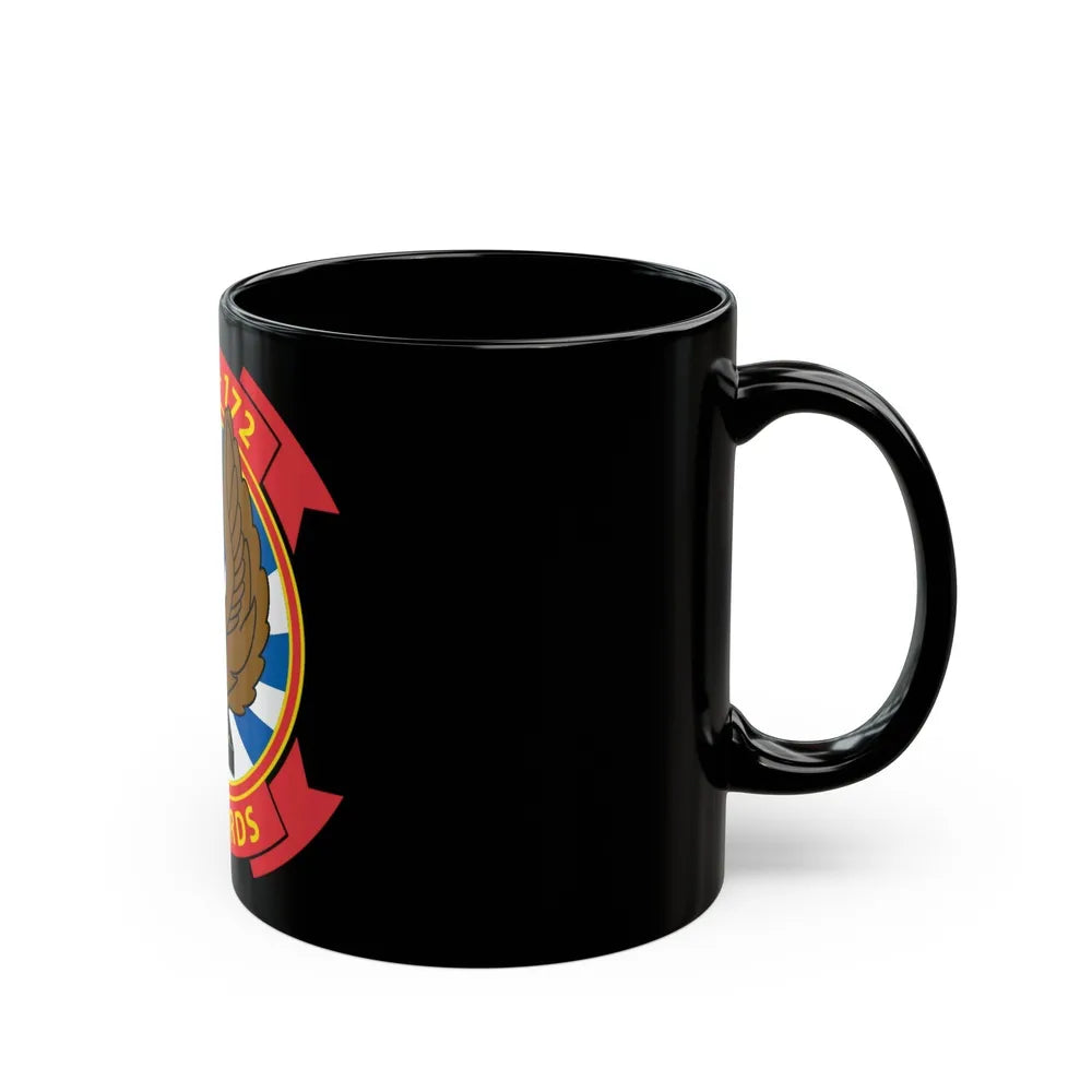 MWSS 172 Firebirds (USMC) Black Coffee Mug-Go Mug Yourself