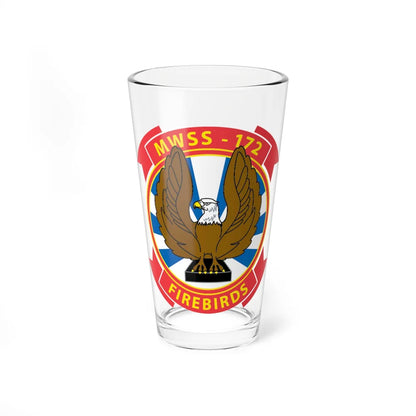 MWSS 172 Firebirds (USMC) Pint Glass 16oz-16oz-Go Mug Yourself